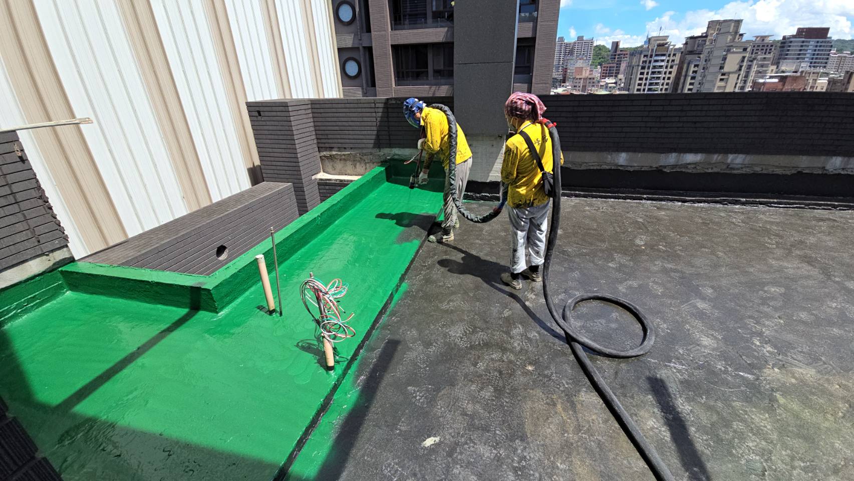 屋頂防水層更新施工