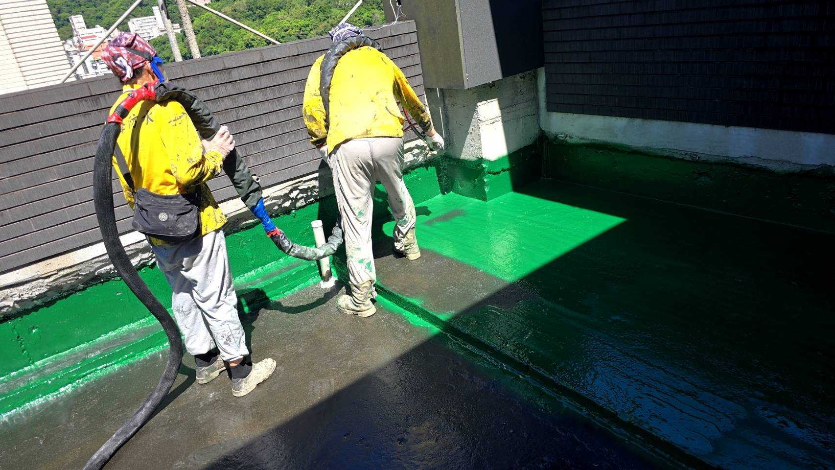 屋頂防水補漏作業